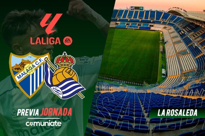 Málaga  - Real Sociedad. Previa, alineaciones probables y consejos fantasy. Jornada 9 de LaLiga.